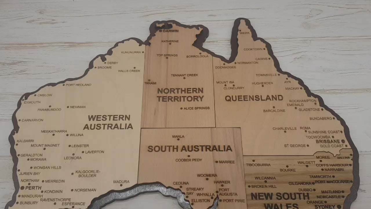 Australia Map video