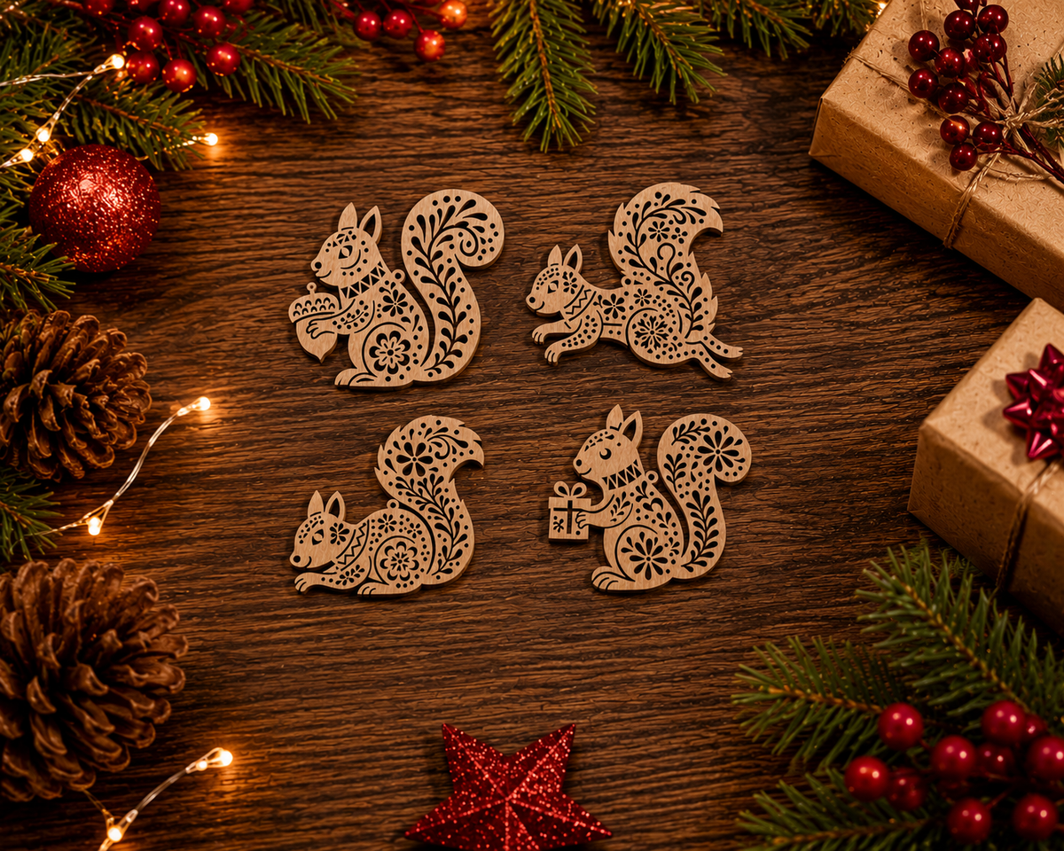 squirrel-christmas-ornament-3d-paper-shadow-box-template-svg-dxf