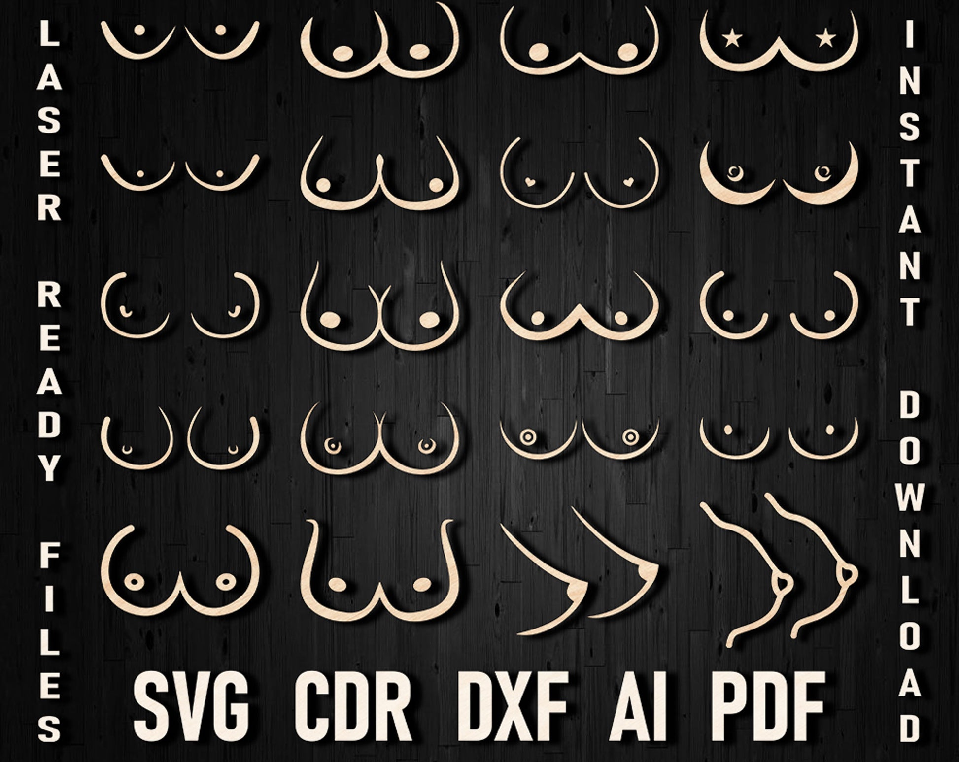 svg boobs for cricut