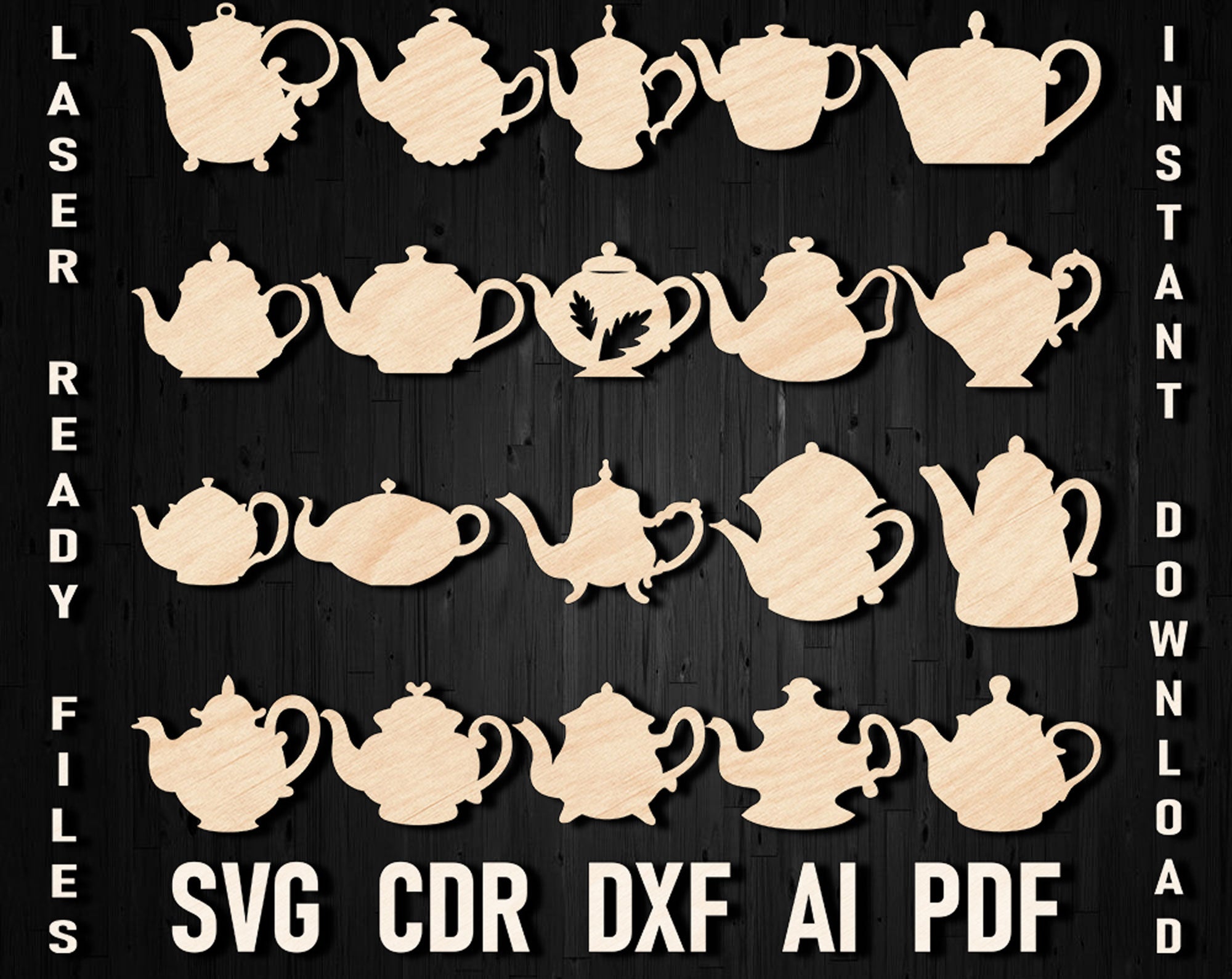 teapot silhouette svg