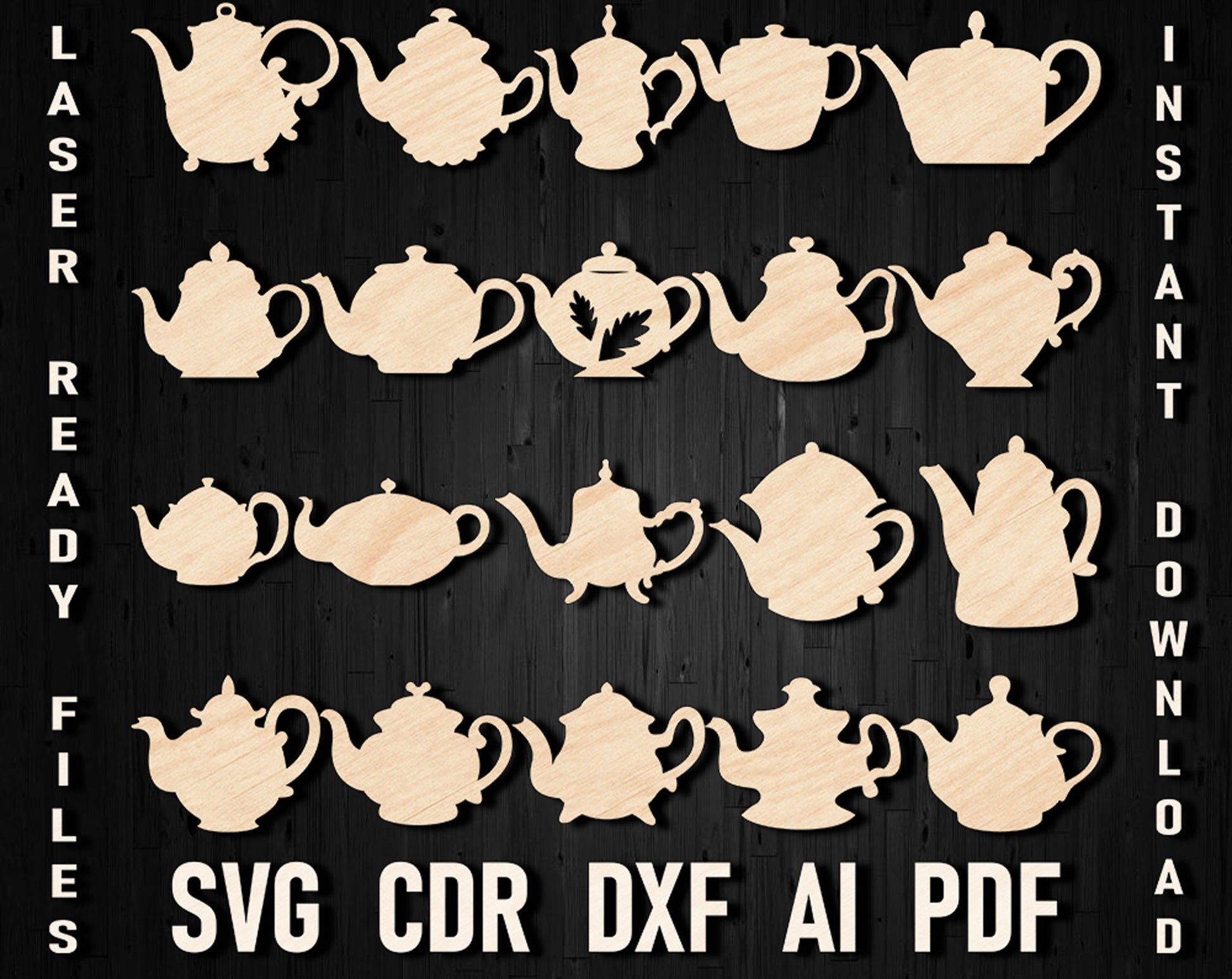 teapot silhouette svg