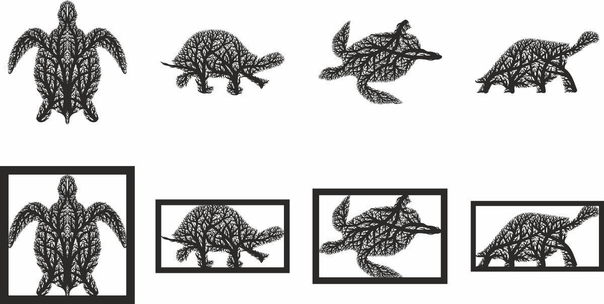 turtle glowforge vector svg files