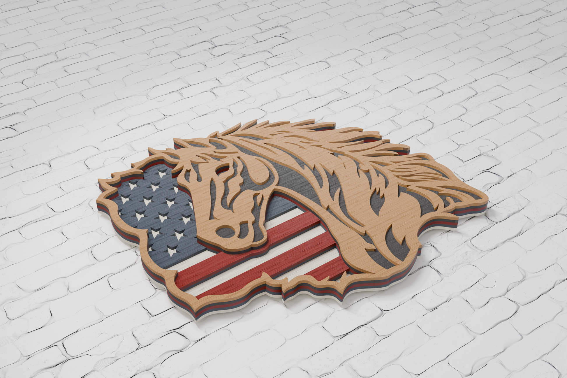 usa horse multilayer svg for cricut

