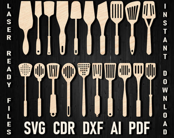 wooden spatula svg