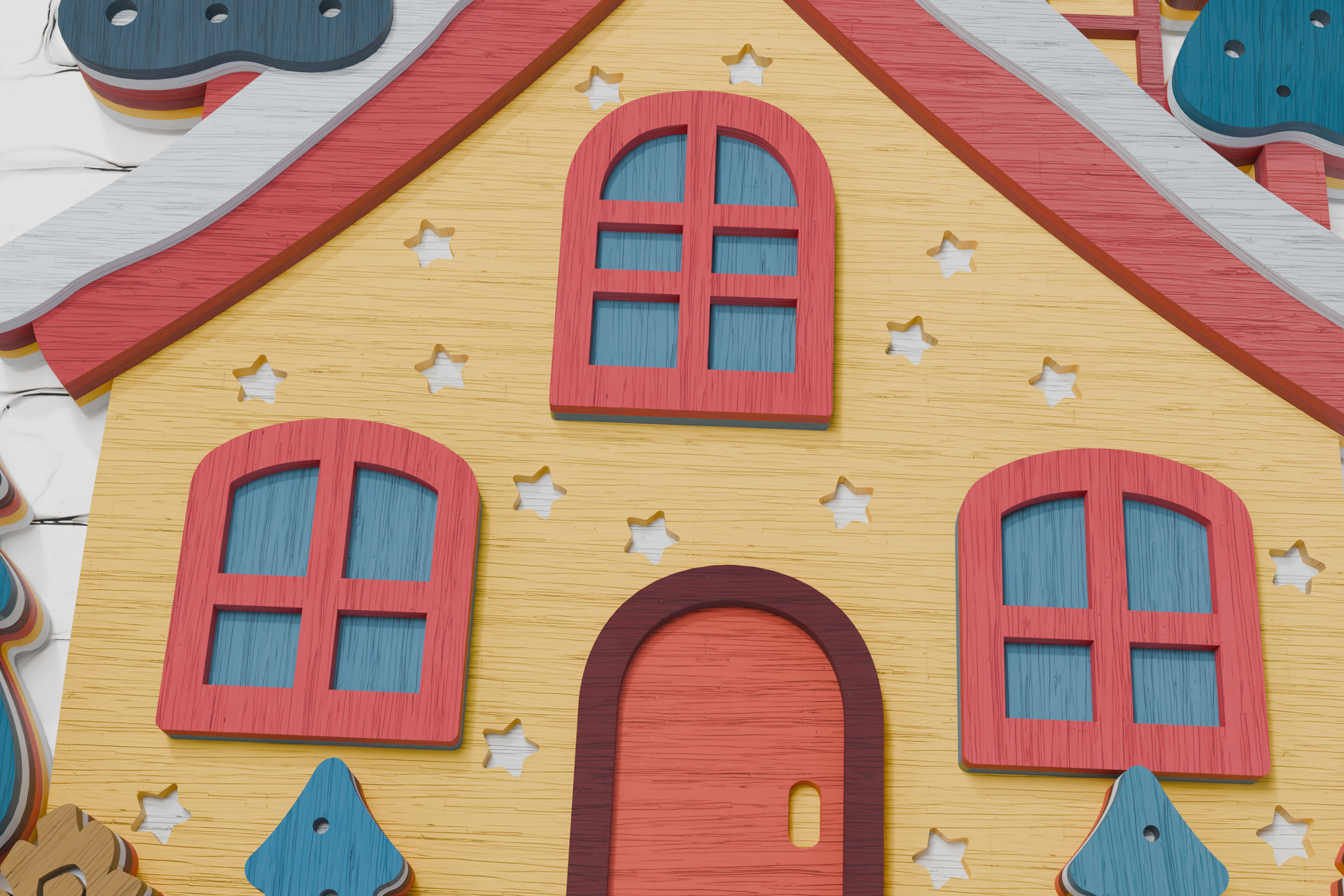 xTool-Laser-Cut-Christmas-House-Multilayer