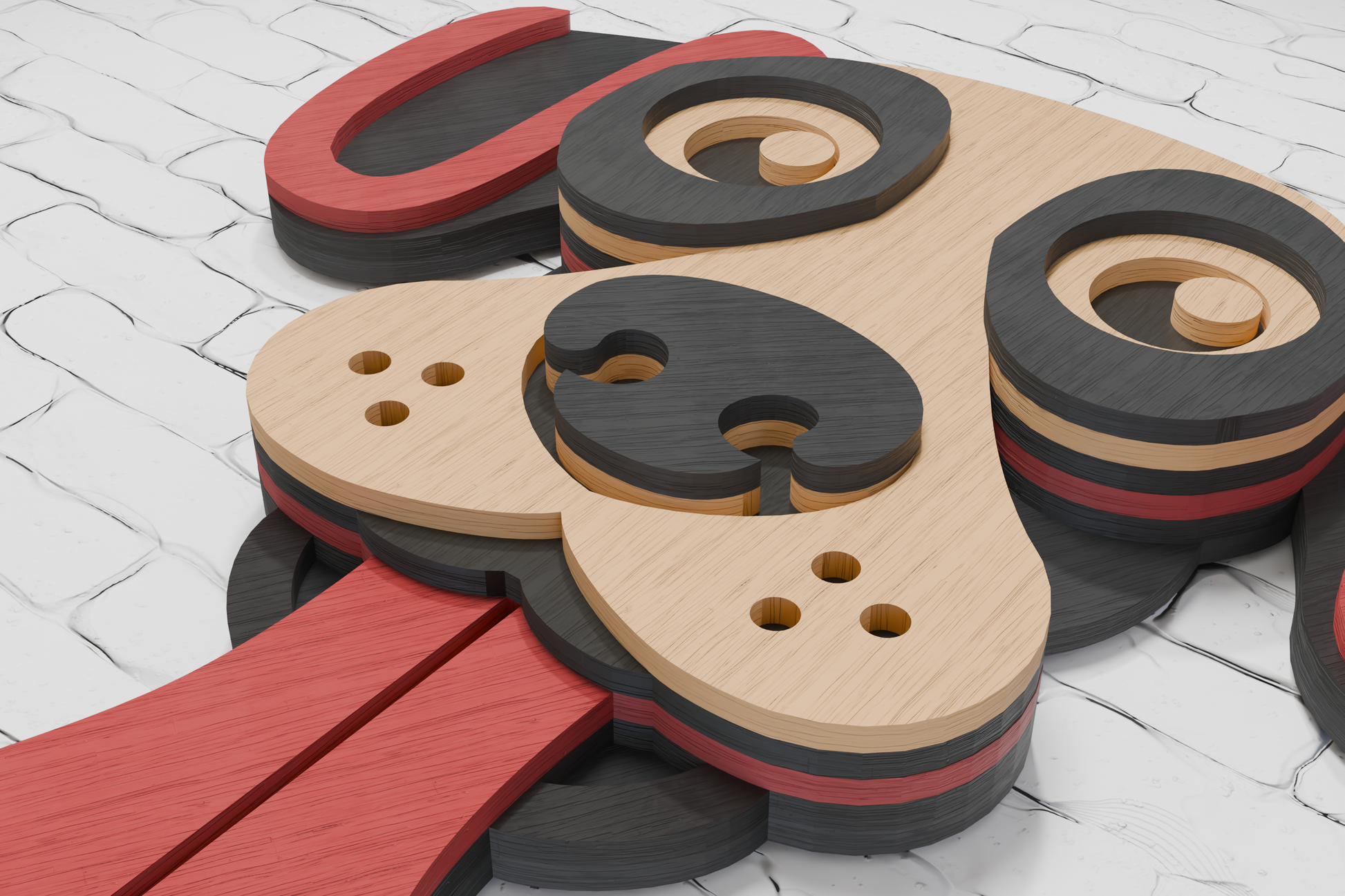 xTool-Laser-Cut-Dog-Tongue-Out-Multilayer