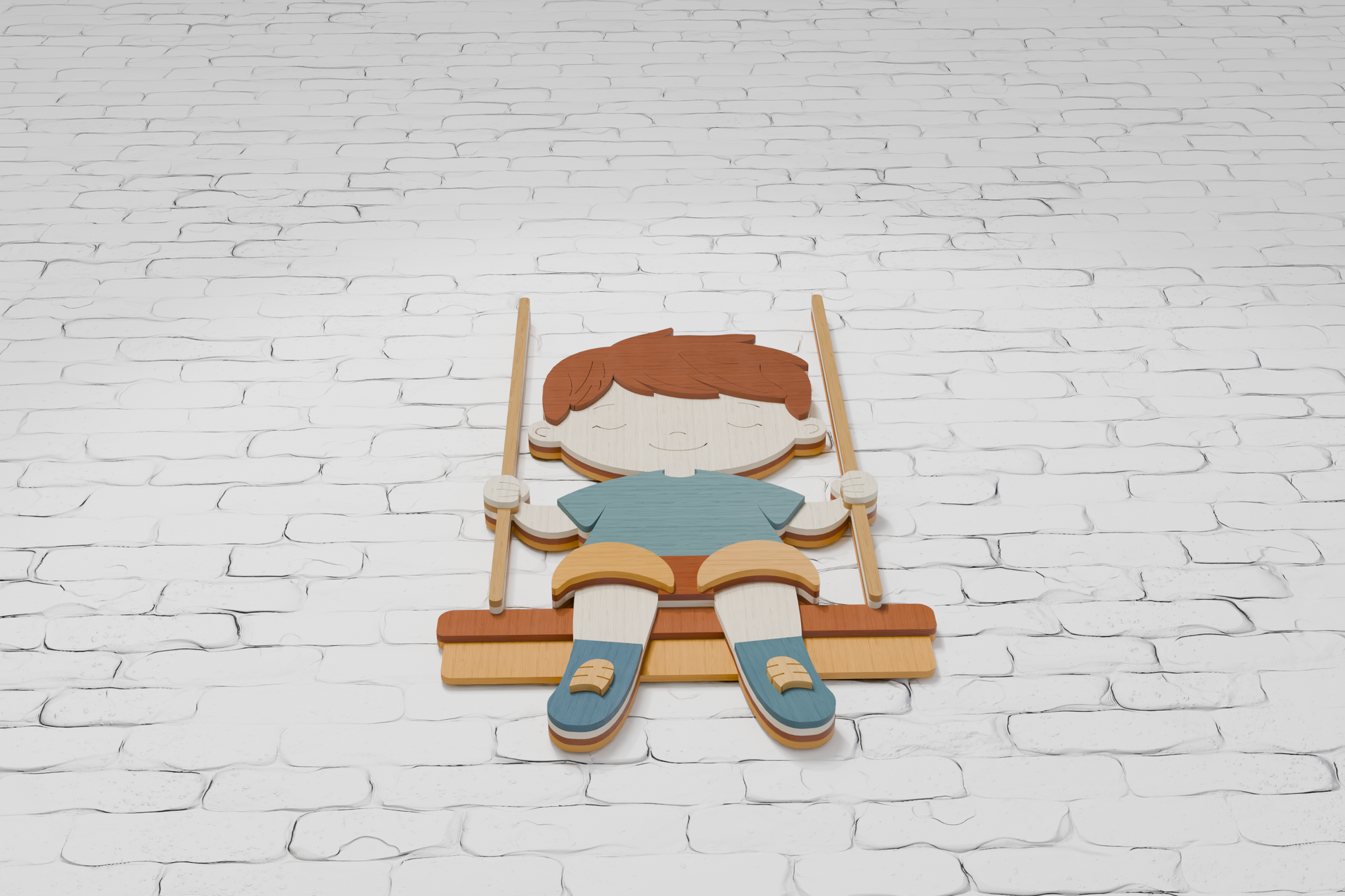 xTool 3D Shadow Box Boy Swing

