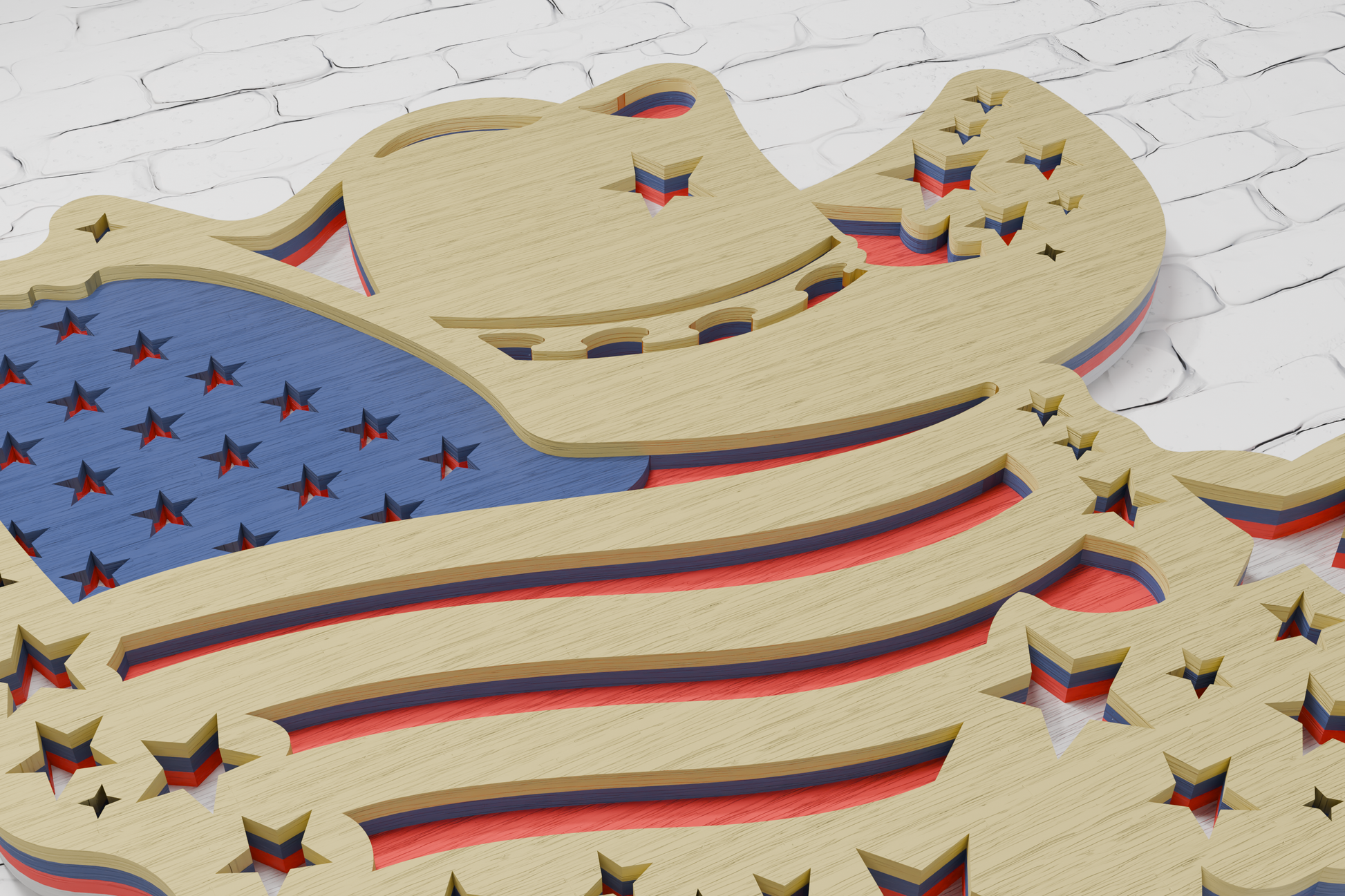 xTool Laser Cut File Patriotic Cowboy Hat