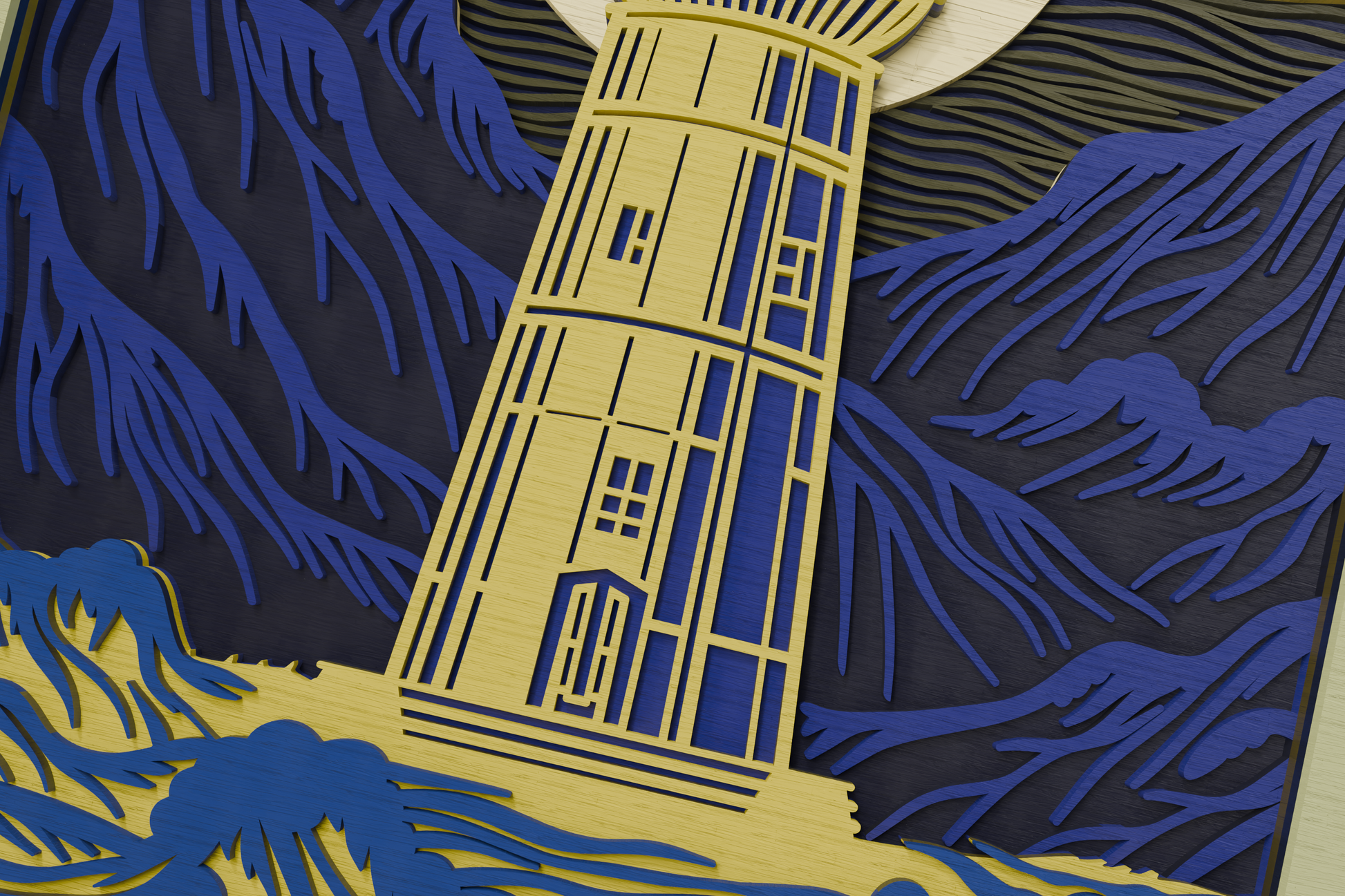 xTool Lighthouse Multilayer SVG DXF PDF CDR AI