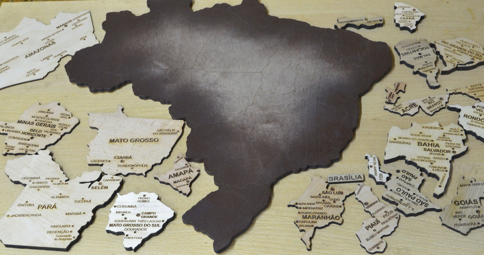 Brazil Diy Map