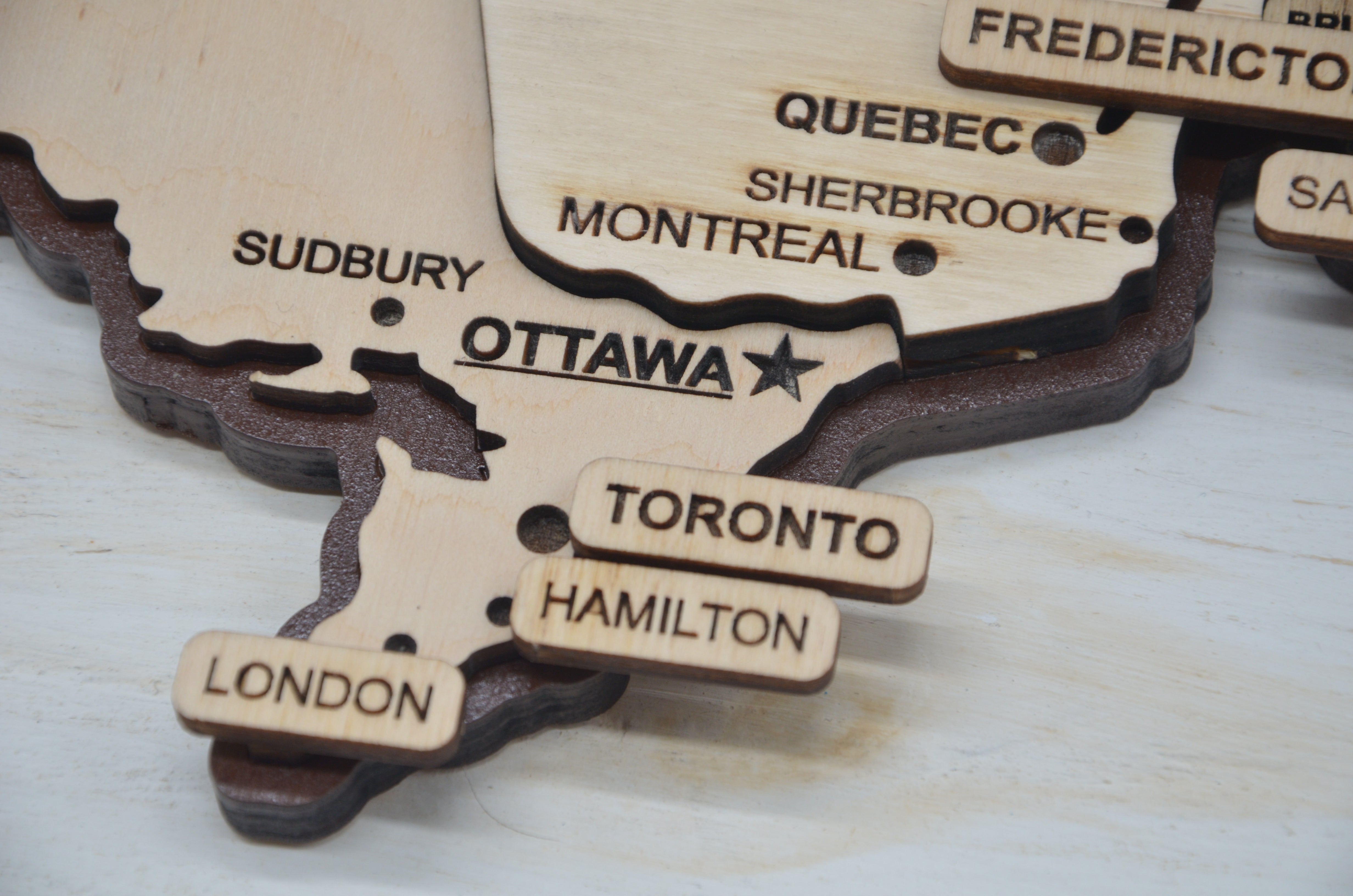 Canada Map Laser Cutting Svg File