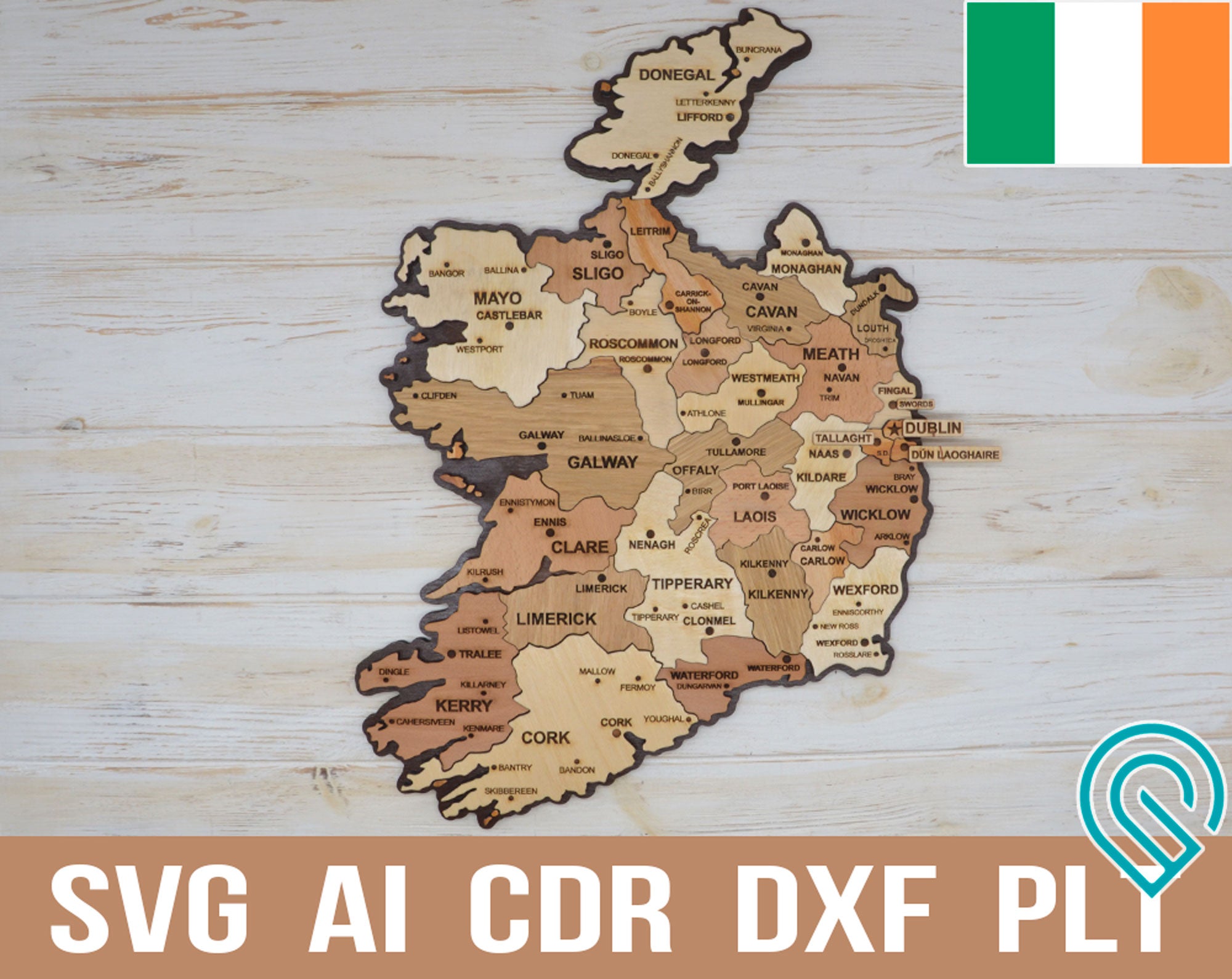 Ireland Map Svg 