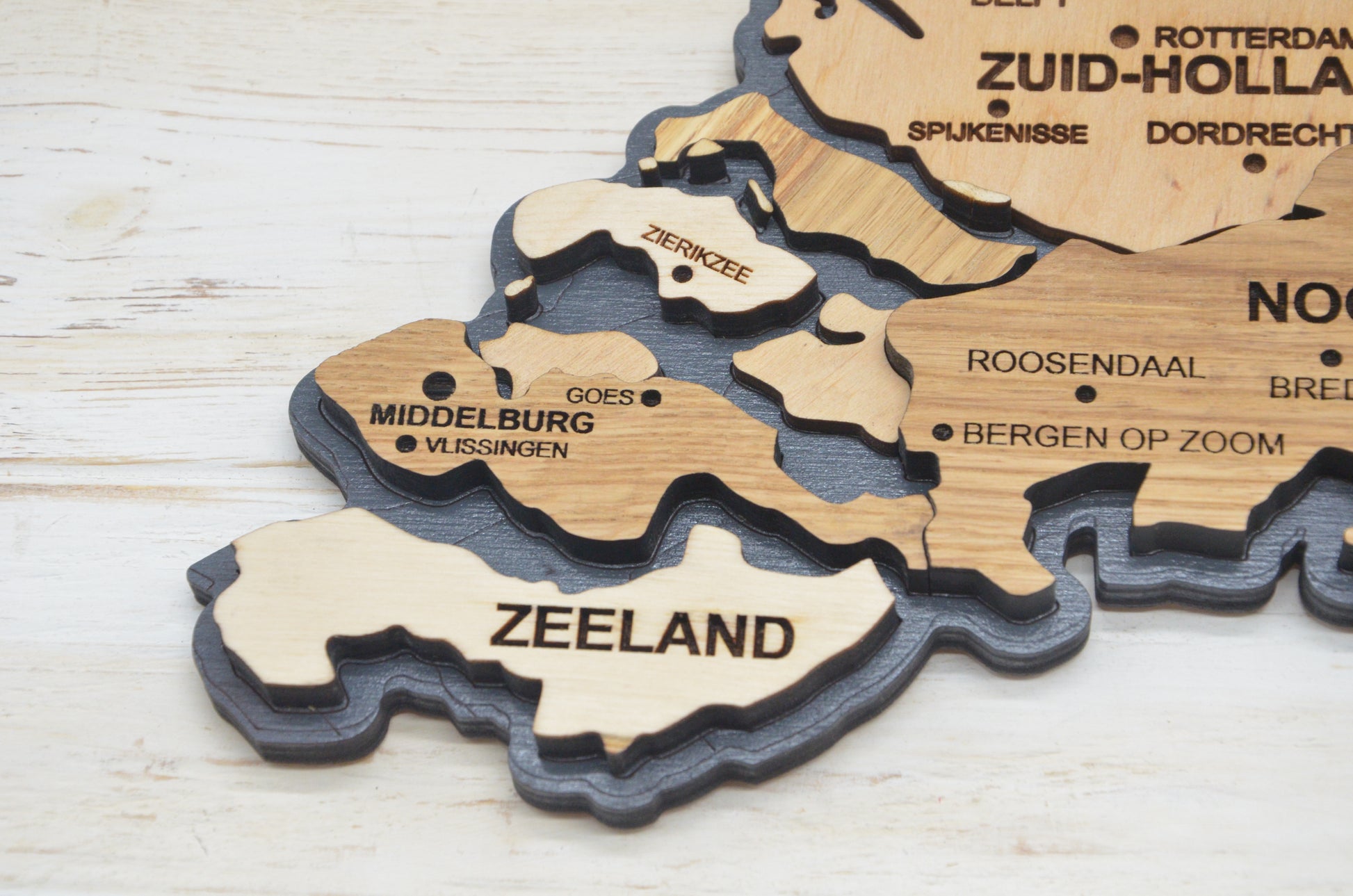 Netherlands Island Map