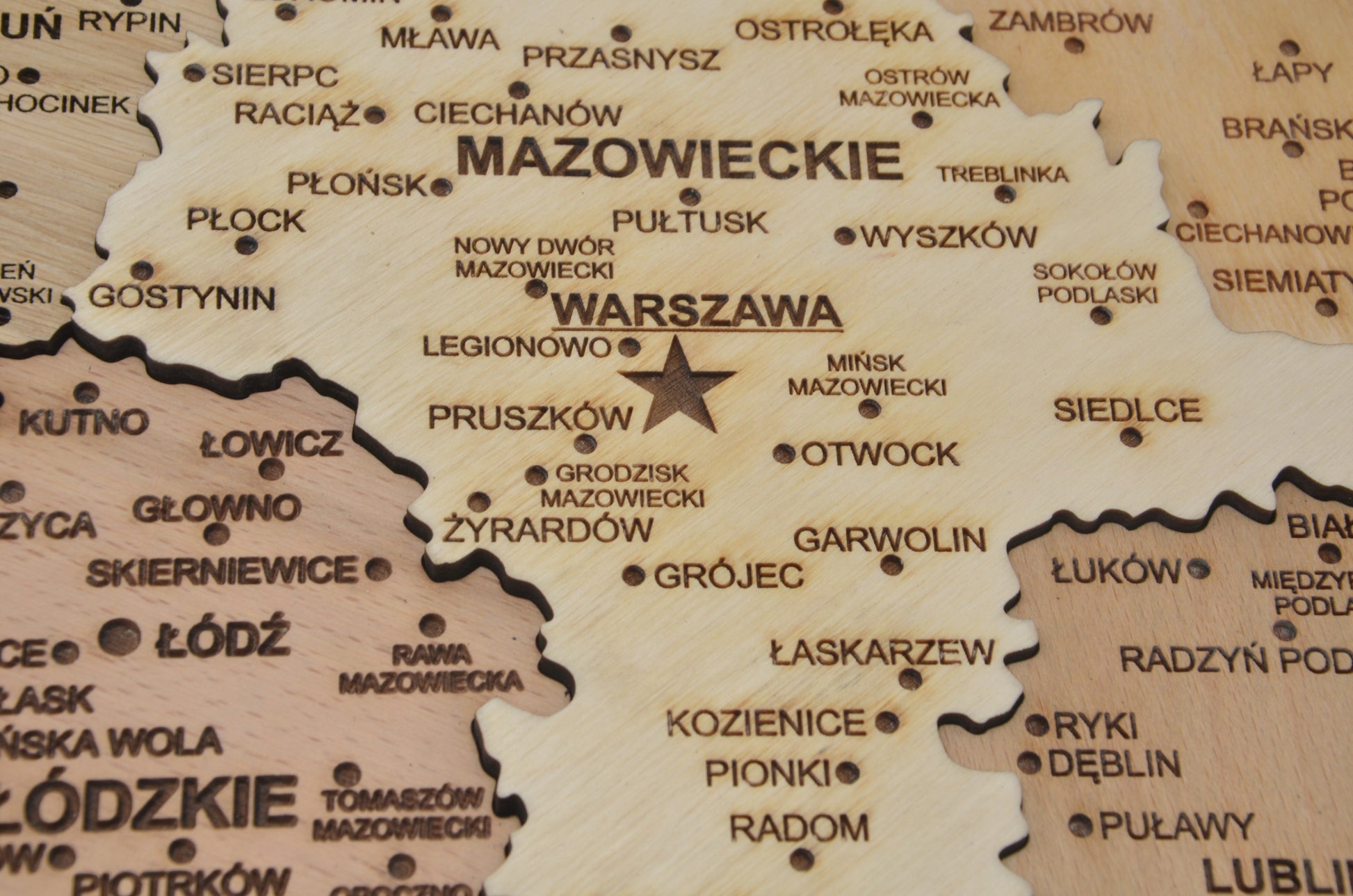 Poland Wooden Map Svg