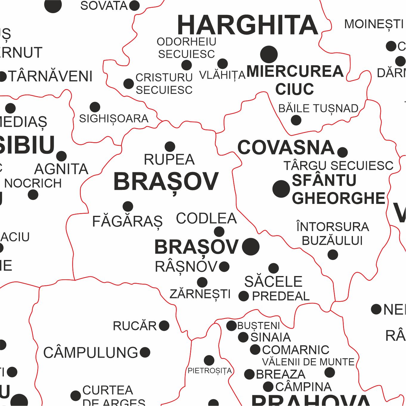 Romania Svg Map
