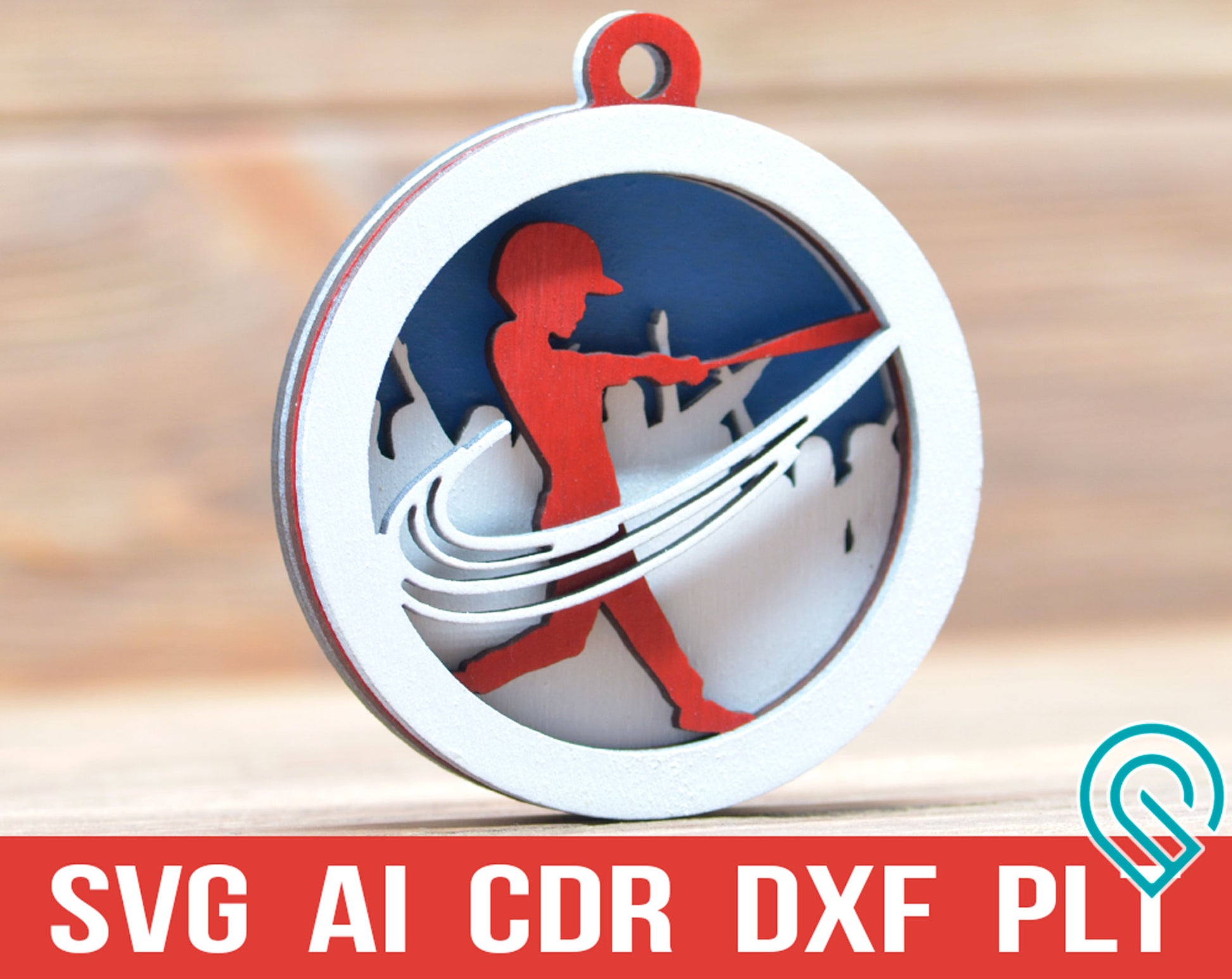 baseball christmas ornament