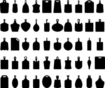 Svg Cutting Boards Silhouettes For Woodworking