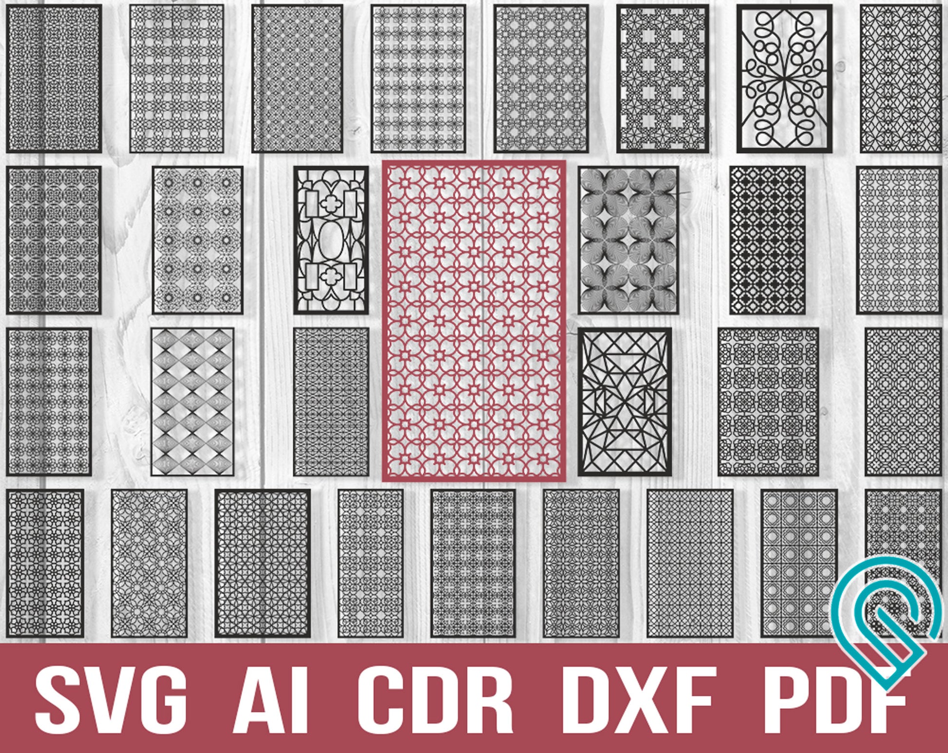 decorative dxf laser-cutting panels