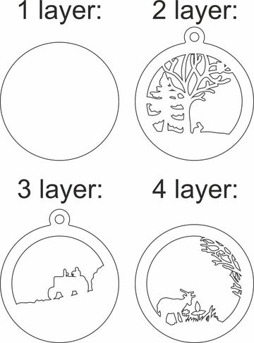 Country Farmhouse Christmas Svg For Laser Cutting And Glowforge