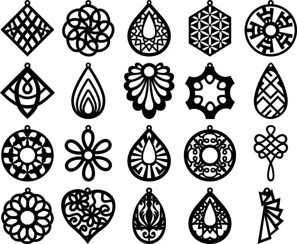 Earring Svg Laser Cutting Files