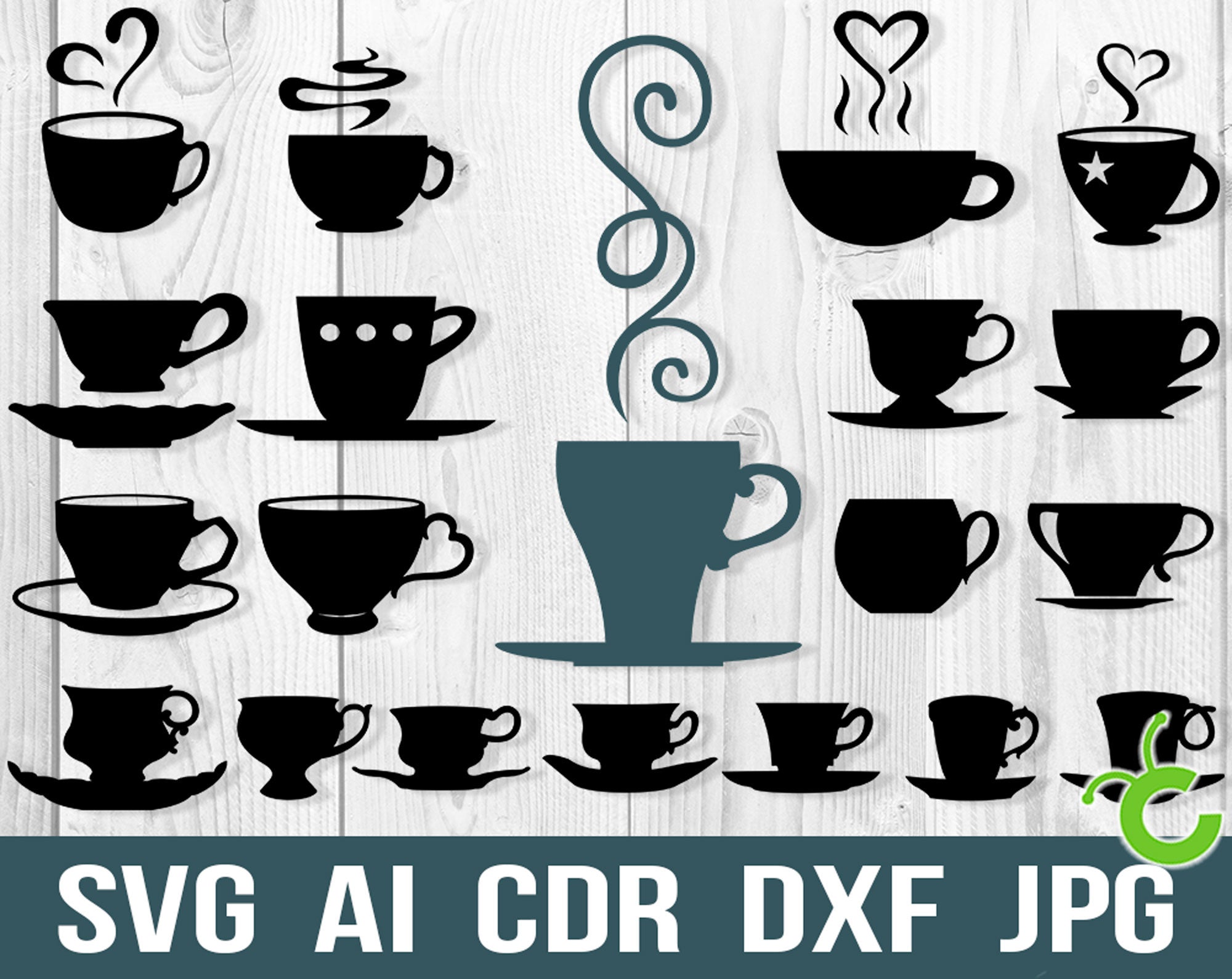 teacups svg