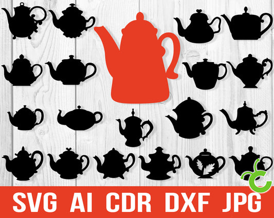 Tea and Coffee Svg Cup Cricut Silhouette