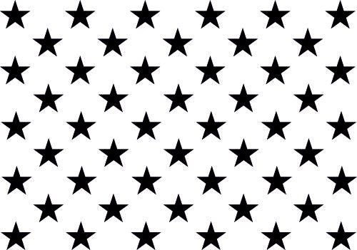 usa flag stars dxf